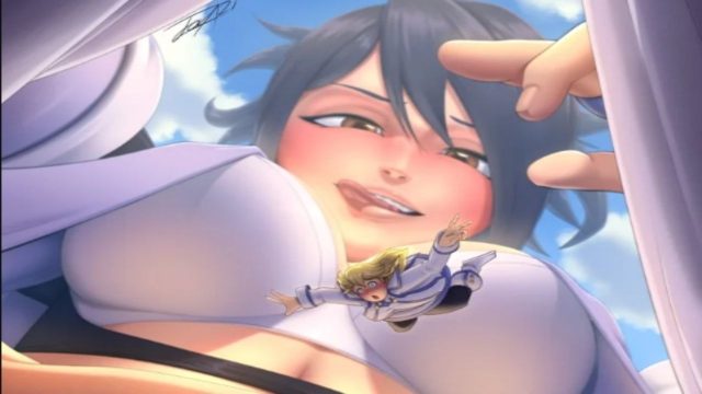 Sexy giantess giant breast